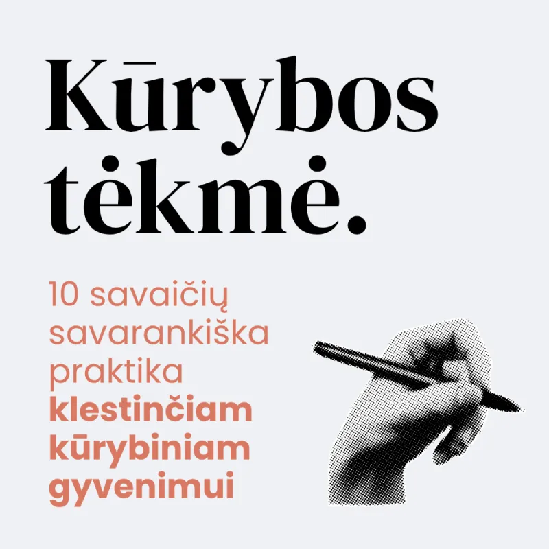 Produktas El. praktika „Kūrybos tėkmė“ Paveikslėlis